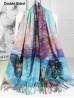 Abraham Manievich: Winter Oil Painting Design Fashion Scarf